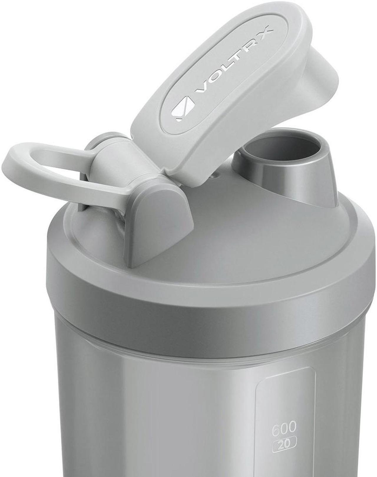 Alt view image 4 of 7 - VOLTRX Merger Protein Blender Shaker Bottle USB C Rechargeable Electric Protein Shake Mixer Cups BPA Free 24oz - Grey