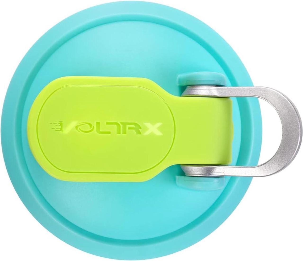 Alt view image 4 of 7 - VOLTRX Electric Shaker Bottle - Vortex Boost Portable USB C Rechargeable Protein Blender Shake Mixer BPA Free Waterproof 24 oz Aurora Blue