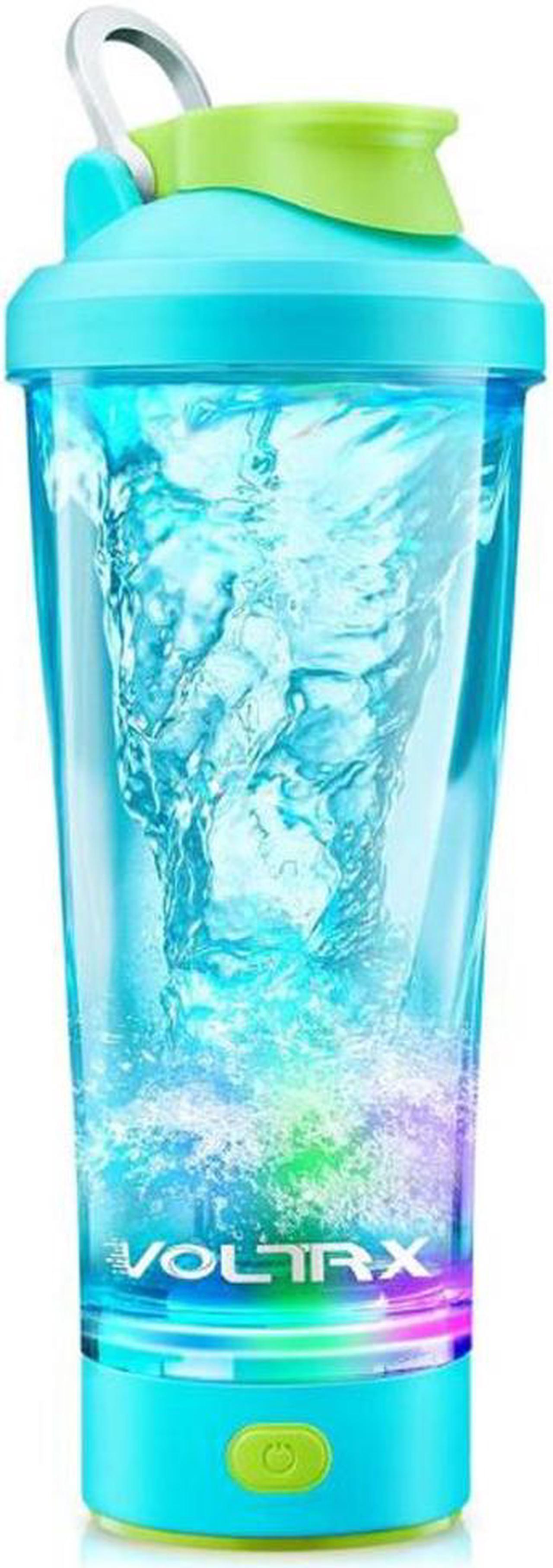 Main image of VOLTRX Electric Shaker Bottle - Vortex Boost Portable USB C Rechargeable Protein Blender Shake Mixer BPA Free Waterproof 24 oz Aurora Blue