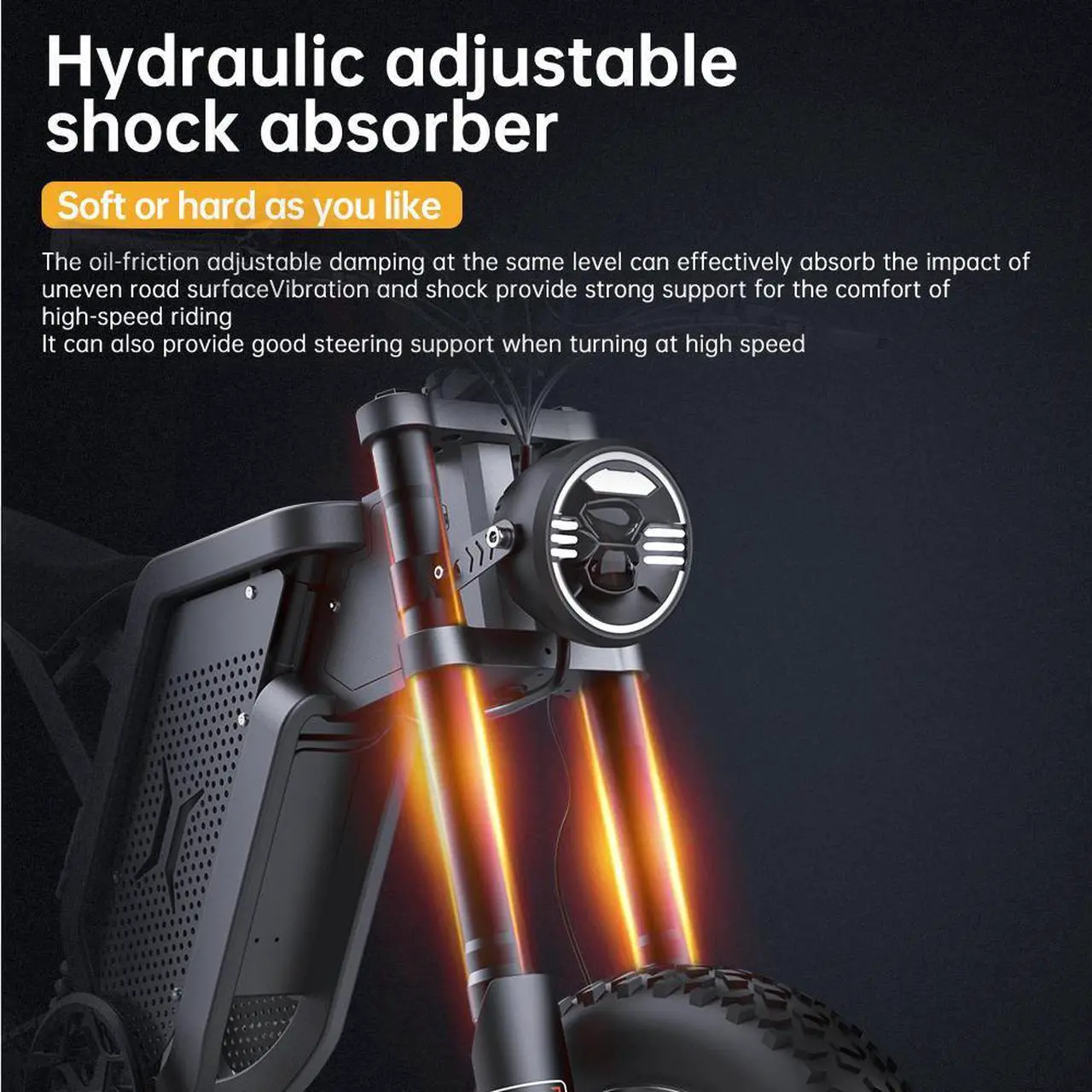 Alt view image 5 of 7 - EKX X21 Adults Electric Bike 2000W 48V35AH 55km/h Samsung Battery Snow Electric Motorcycles 20*4.0 Off Road Tyre Mountain Ebike