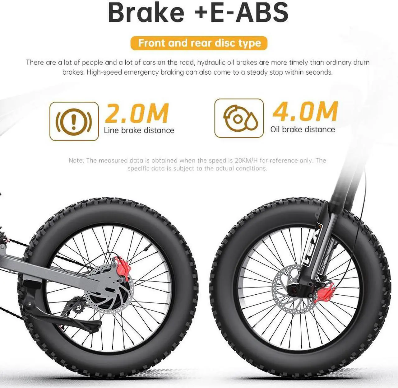 Alt view image 7 of 7 - EKX X21 Adults Electric Bike 2000W 48V35AH 55km/h Samsung Battery Snow Electric Motorcycles 20*4.0 Off Road Tyre Mountain Ebike