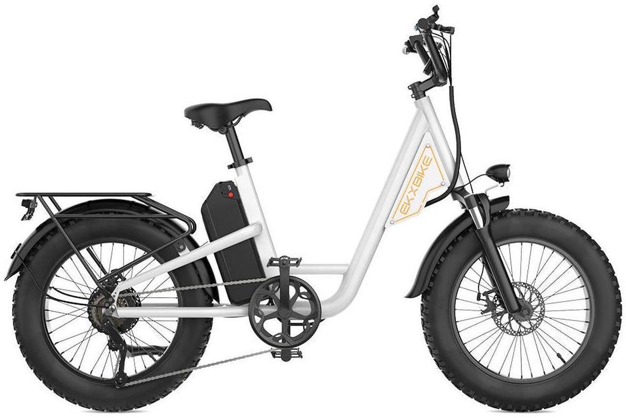 Alt view image 2 of 6 - EKX L1 Adult Electric Bike 1000W Motor(1400W peak)34MPH, 48V 15.6Ah Removable Battery With 20''4.0 Fat Tire 7 Speed Urban Ebike