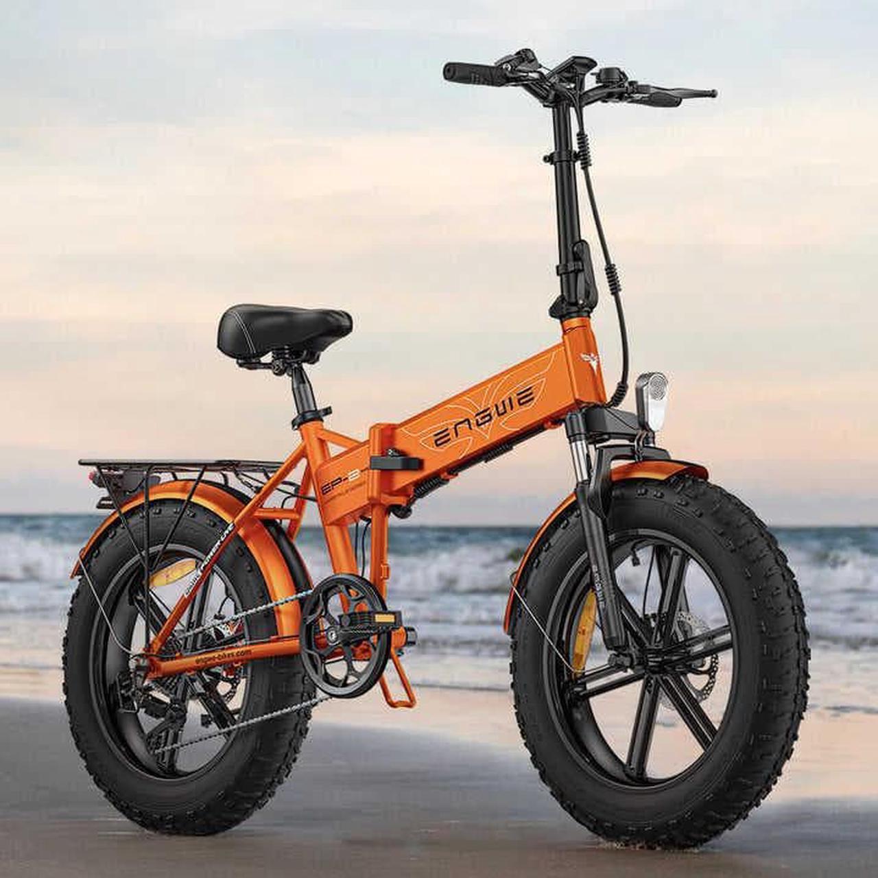 Main image of ENGWE EP-2PRO 48V13Ah 45km/h electric bicycle 20inch Fat tire 750W Mountain electric Bike - dark orange, 750w