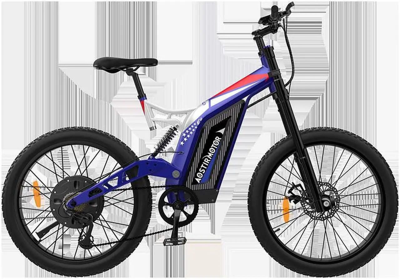 Alt view image 4 of 4 - AOSTIRMOTOR E-Bike 1500W High-end Electric Bicycle S17-1500W