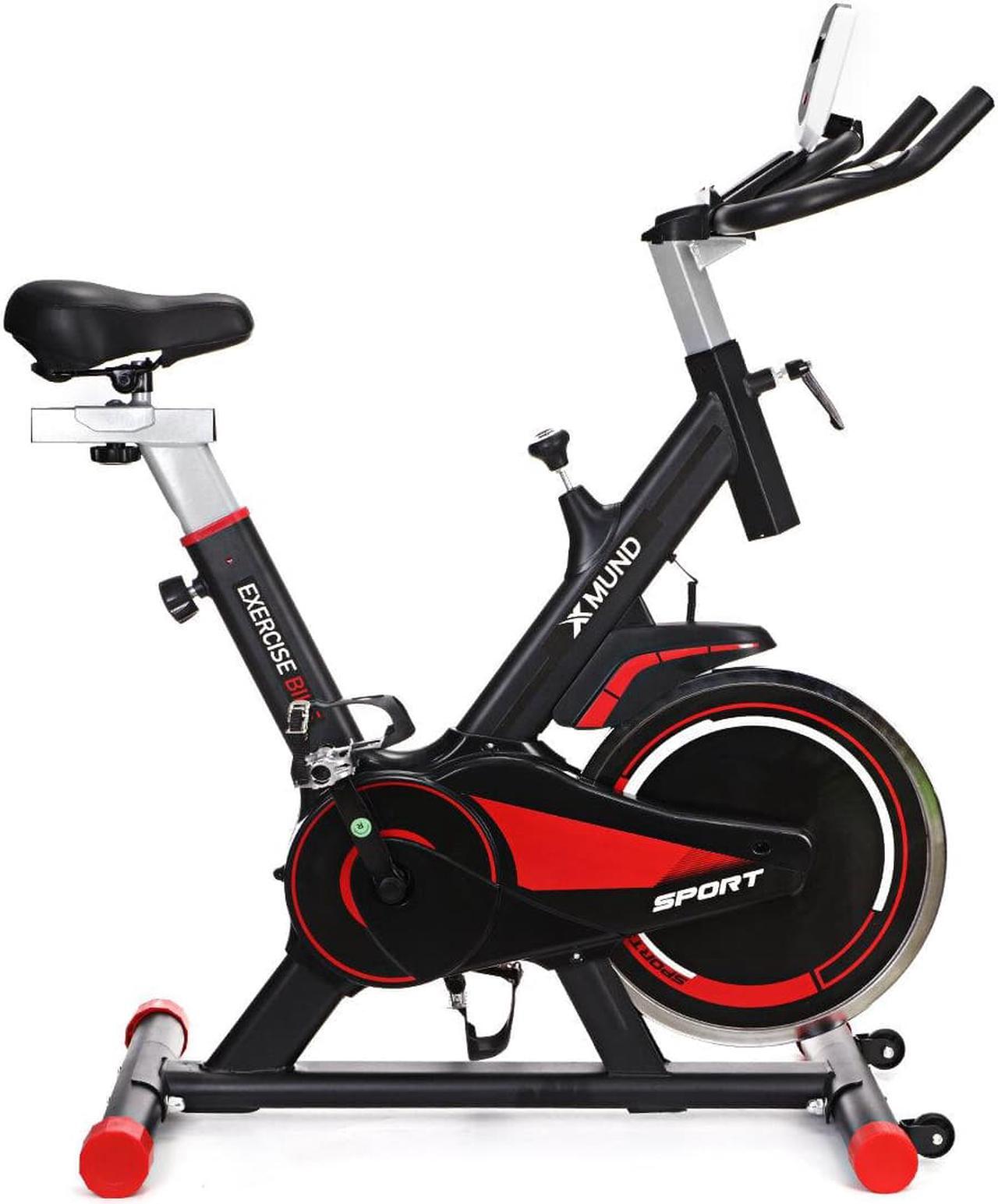 Main image of XMUND XD-EB1 Exercise Bike 13KG Flywheel Ultra-quiet Belt Drive Seat Adjustment Stationary Bike 130KG Weight Capacity