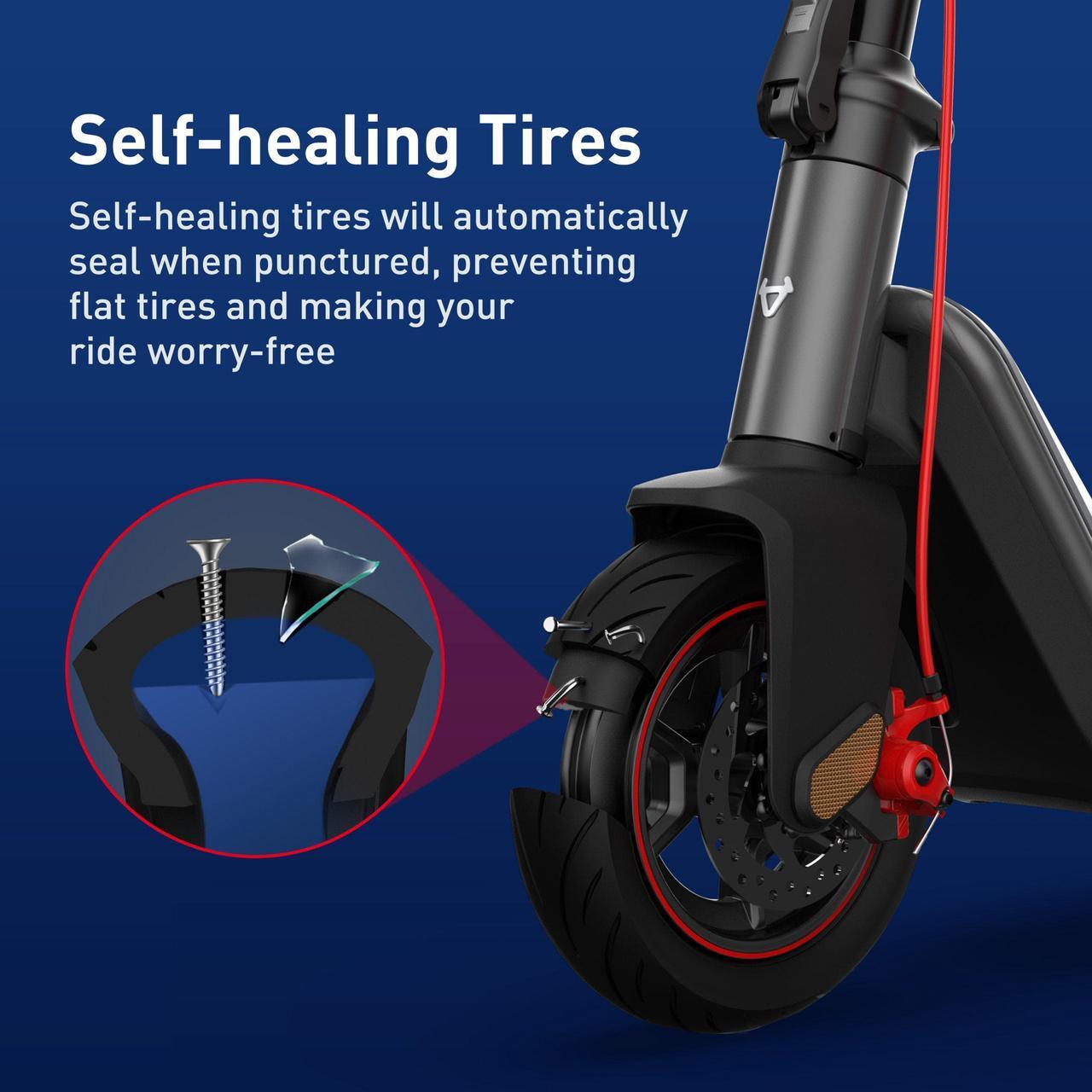 Alt view image 4 of 7 - NIU KQi3 Max Electric Scooter 40.4 Miles Long Range Upgraded Motor Power Max Speed 20 mph Portable Foldable Commuting