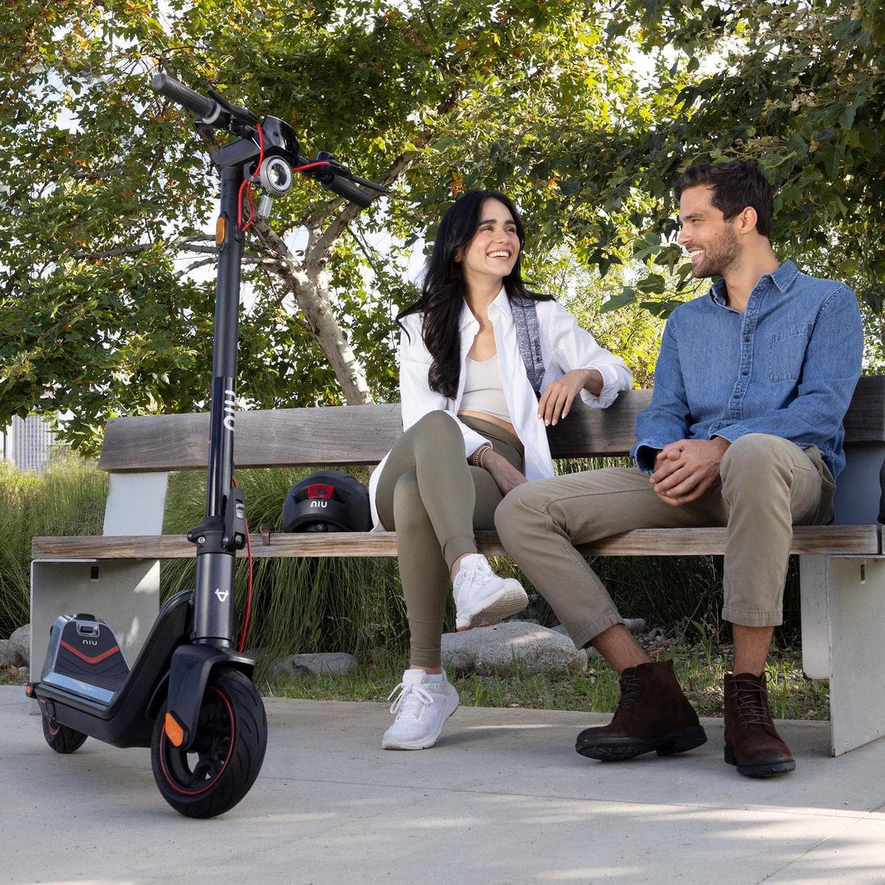 Alt view image 7 of 7 - NIU KQi3 Max Electric Scooter 40.4 Miles Long Range Upgraded Motor Power Max Speed 20 mph Portable Foldable Commuting
