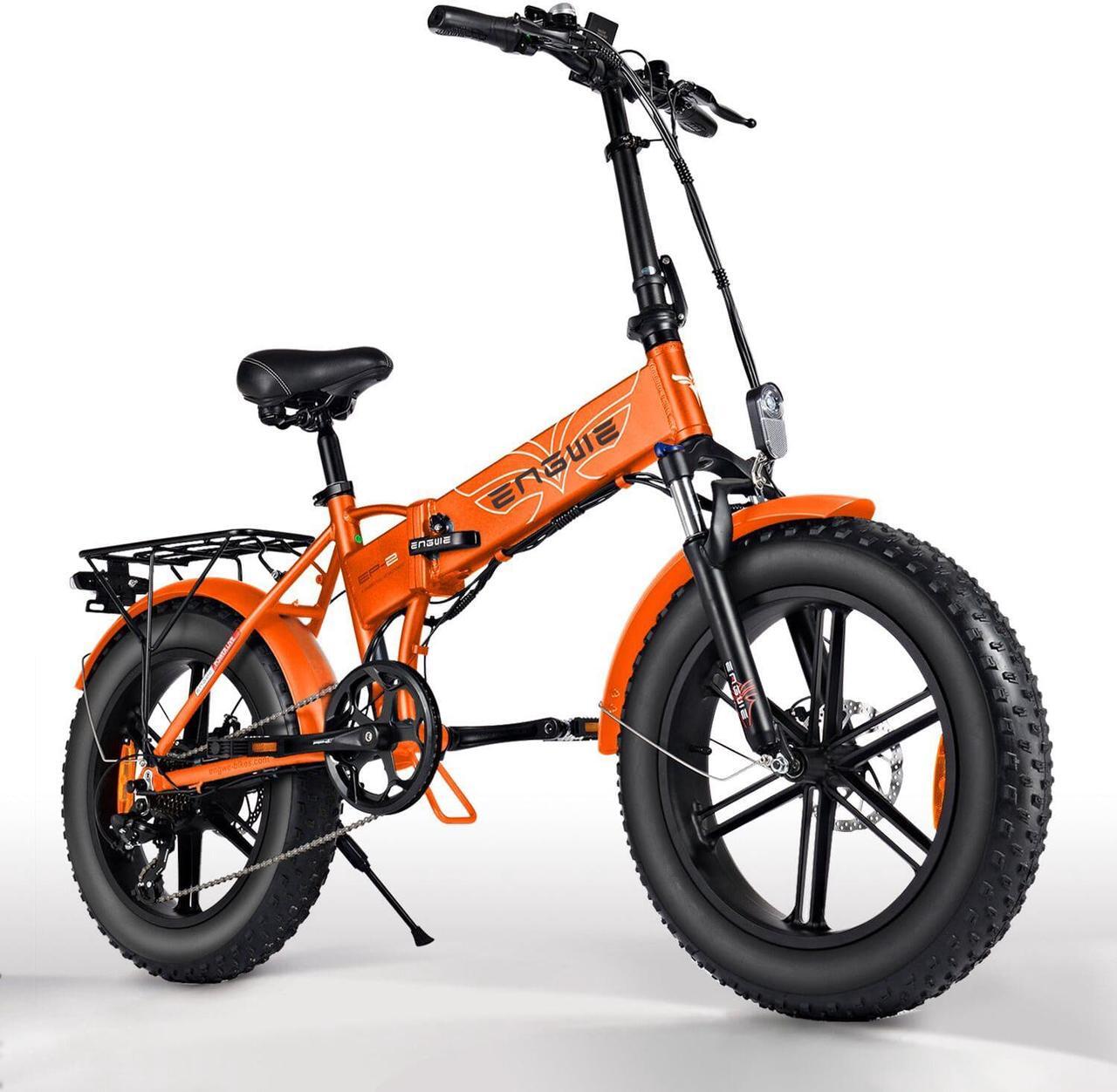 Alt view image 2 of 5 - ENGWE EP-2 48V 12.5Ah 500W 20in Folding Electric Bike Top Speed 39km/h Range 35-50km E Bike for Snowfield Mountain Road