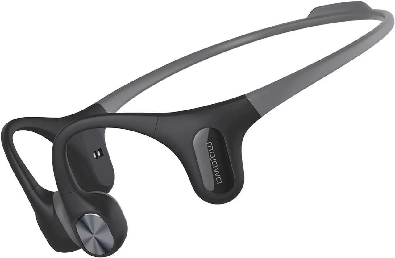 Alt view image 3 of 7 - Bone Conduction Headphones, MOJAWA MOJO2 Open Ear Wireless Bluetooth Headphones, Sports Headset with Deep Bass and Secure Fit, IP67 Waterproof, 26g, 8H Playtime for Running Cycling Workouts