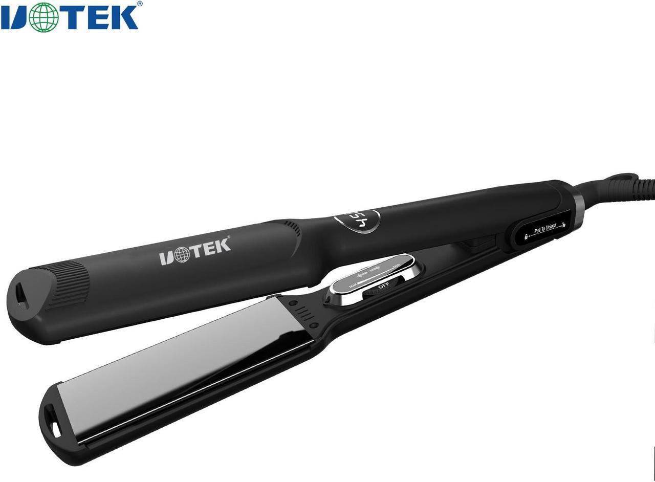 Main image of UOTEK Hair Straightener 1.5 Inch Large Flat Iron Ionic Salon Hair Flat Iron  with PTC Heating Plate for Long Hair Pencil Straightener