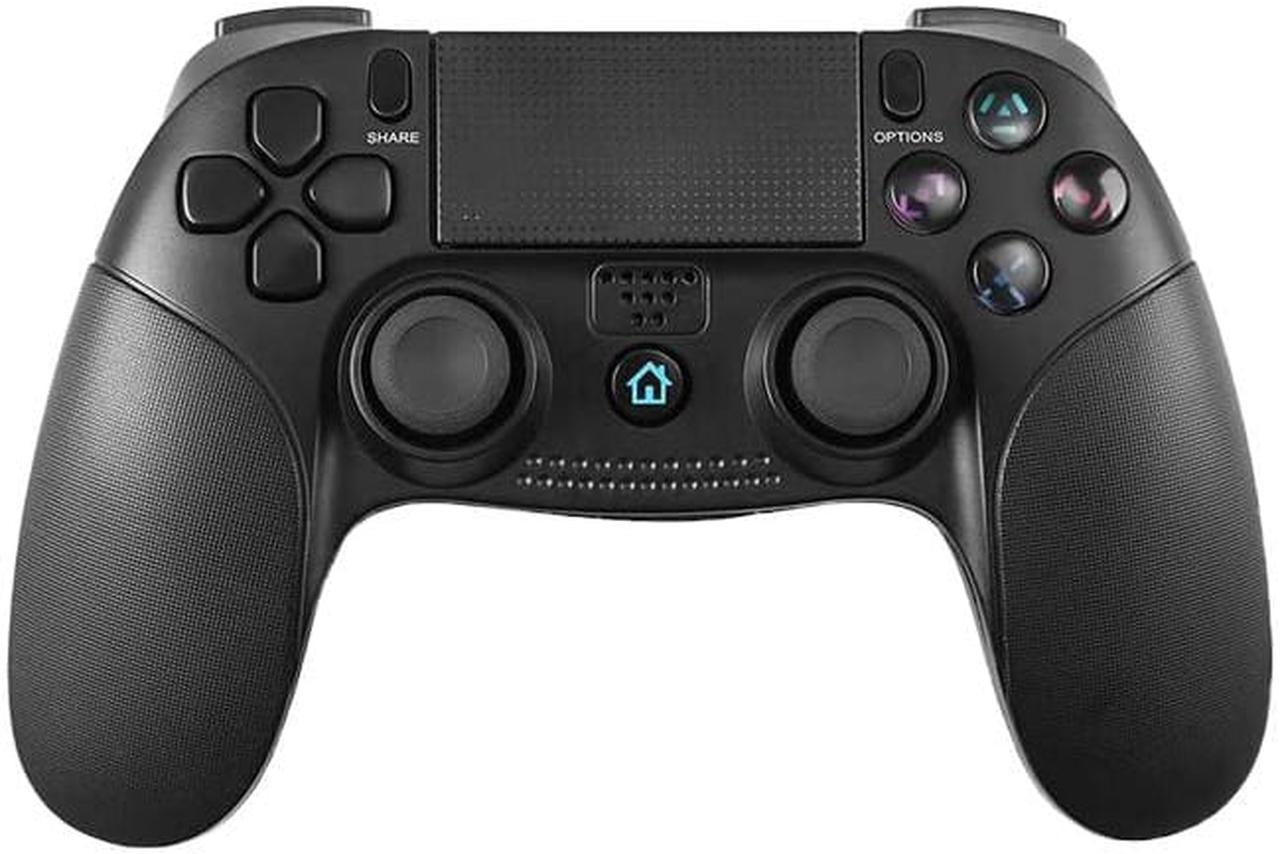 ISHAKO Wireless Controller For PS4/PC Windows/PS3,New No-Slip Style,Black