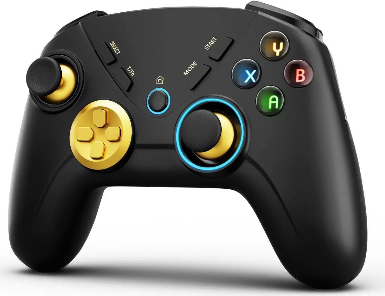 ISHAKO Wireless Controller for PC/Mac/Switch, 3-Level Double Shock ...