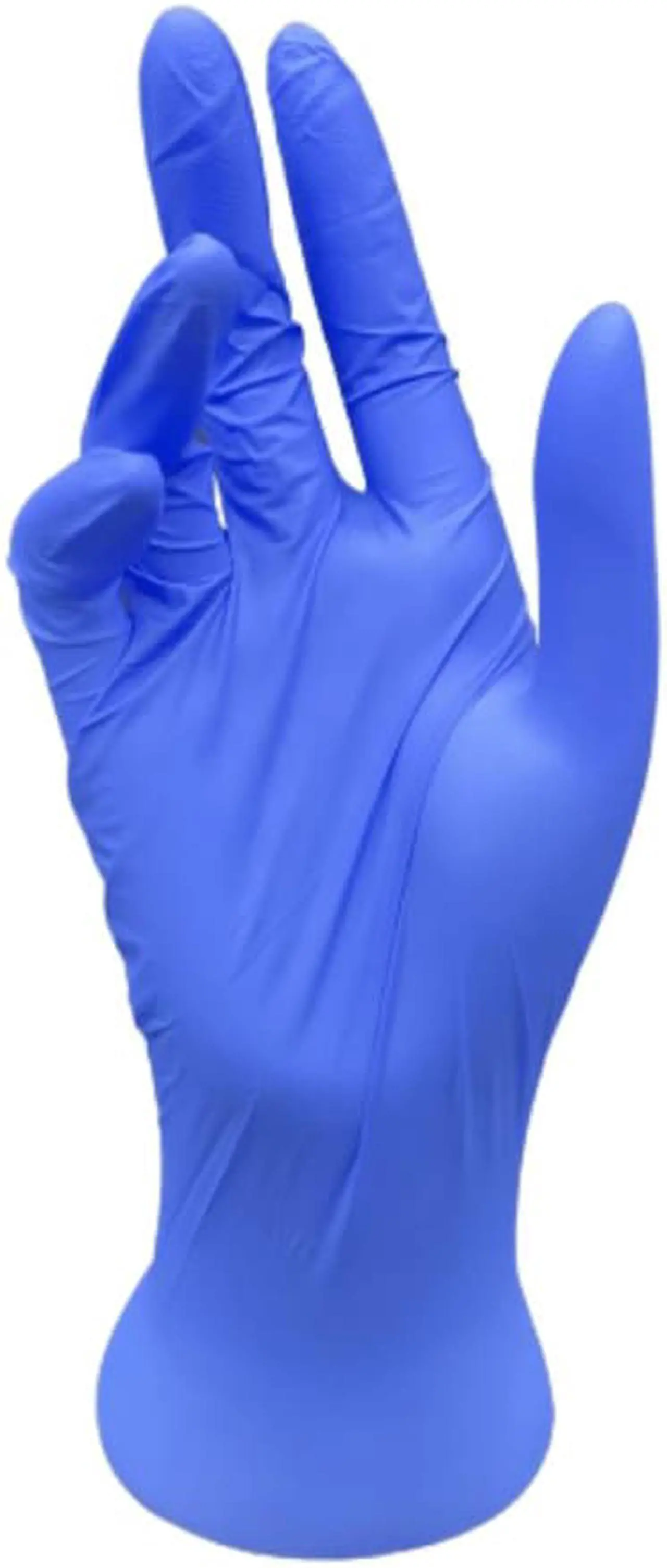 Alt view image 3 of 4 - TRICARE MEDICAL Nitrile Exam Gloves, Chemo Drug Tested, 4.3 Mil, Deep Blue, Case of 1000 XL