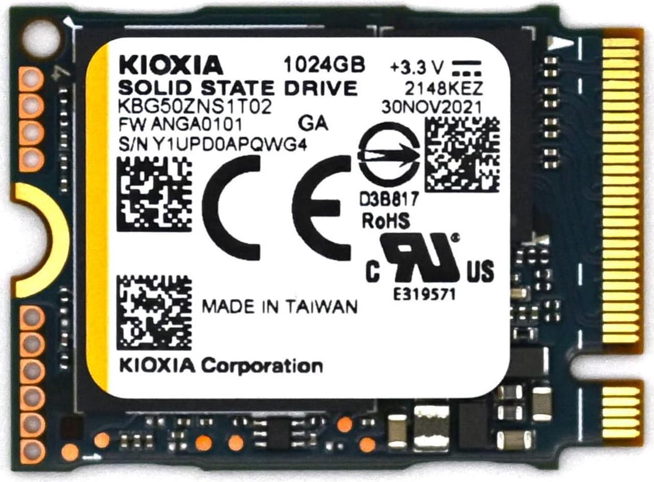 Toshiba Kioxia BG5 1TB 2230 M.2 NVMe PCIe4.0x4 SSD Solid State Drive KBG50ZNS1T02 - OEM