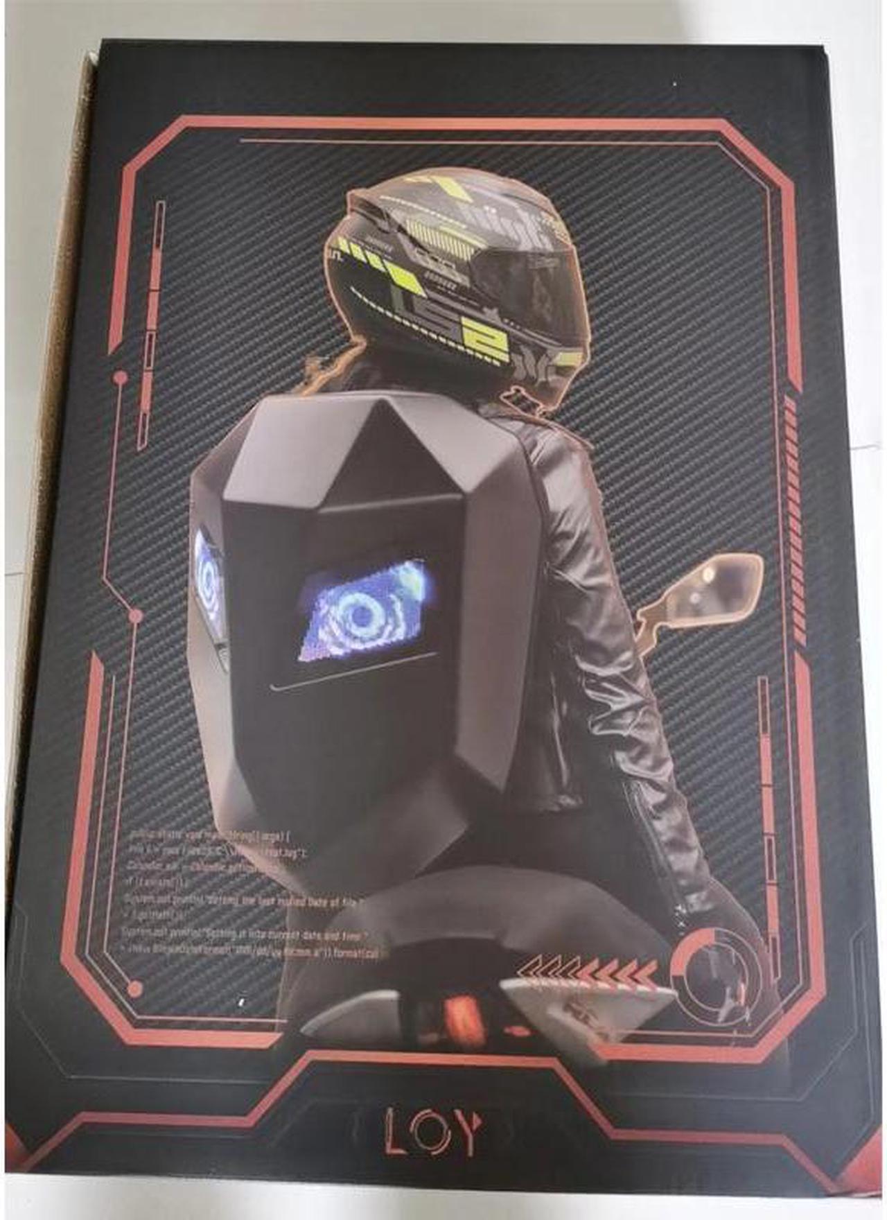 Alt view image 4 of 5 - New LED Locomotive Backpack Display Scree Backpack Business Travel Laptop Bags Men Outdoor Backpack Motorcycle Cycling Backpack