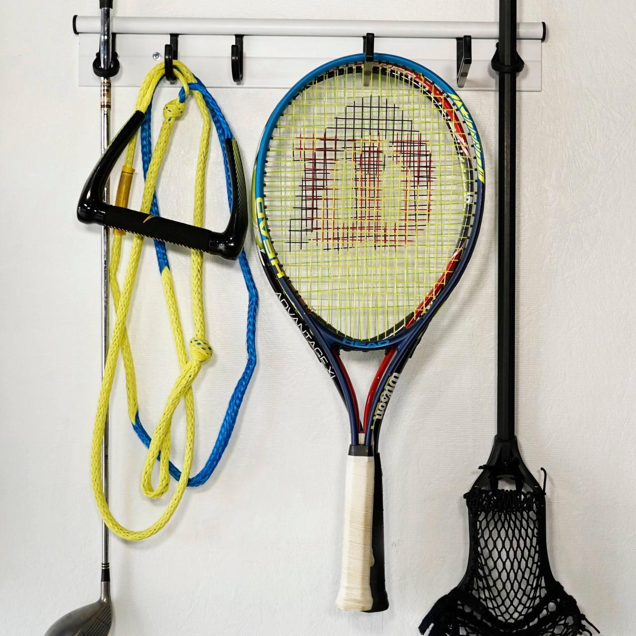 Alt view image 6 of 7 - Hang It Simple Wall Mounted Universal Storage Hanger - Adjustable, Durable, Versatile 18 BL