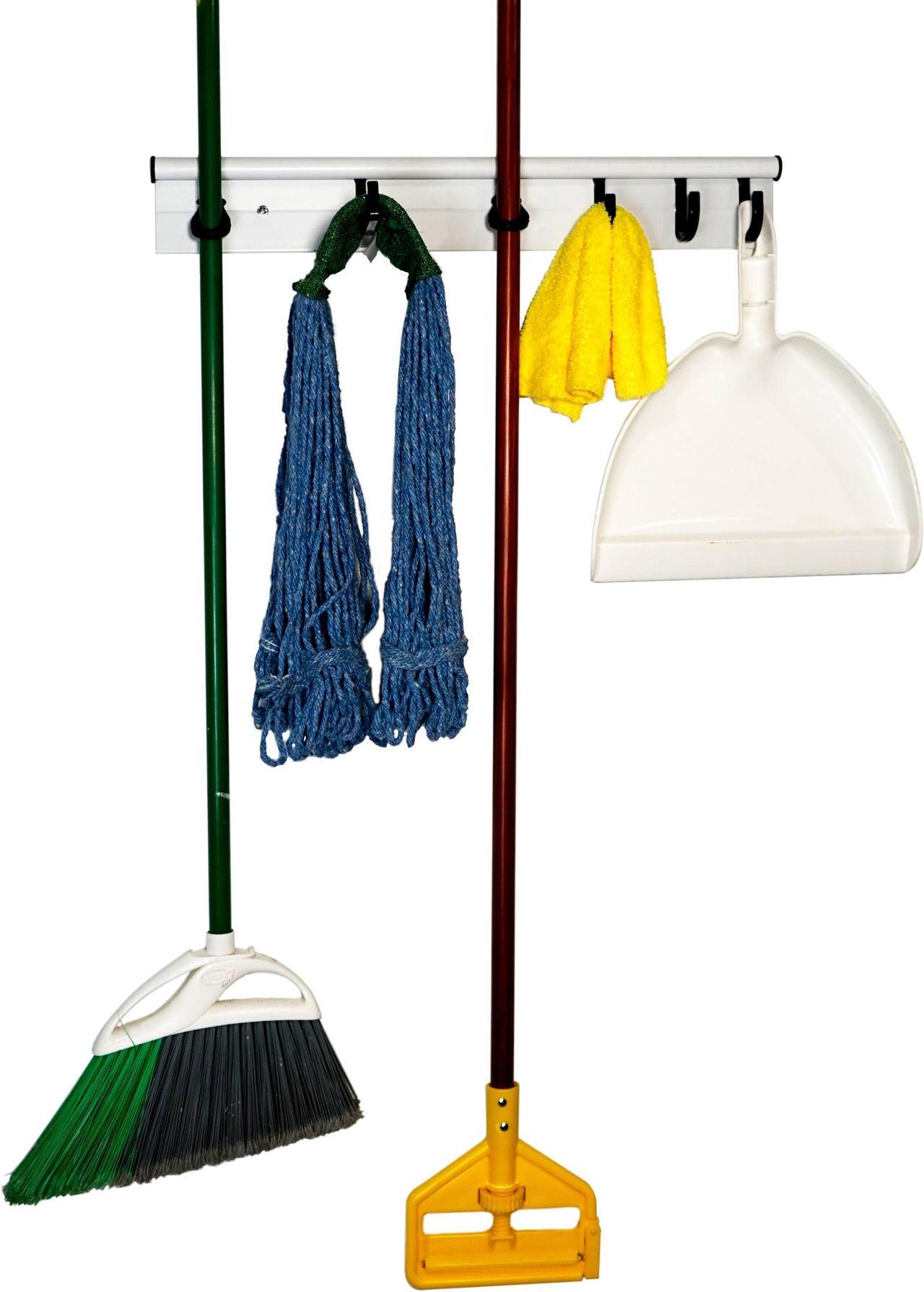 Alt view image 5 of 7 - Hang It Simple Wall Mounted Universal Storage Hanger - Adjustable, Durable, Versatile 18 BL