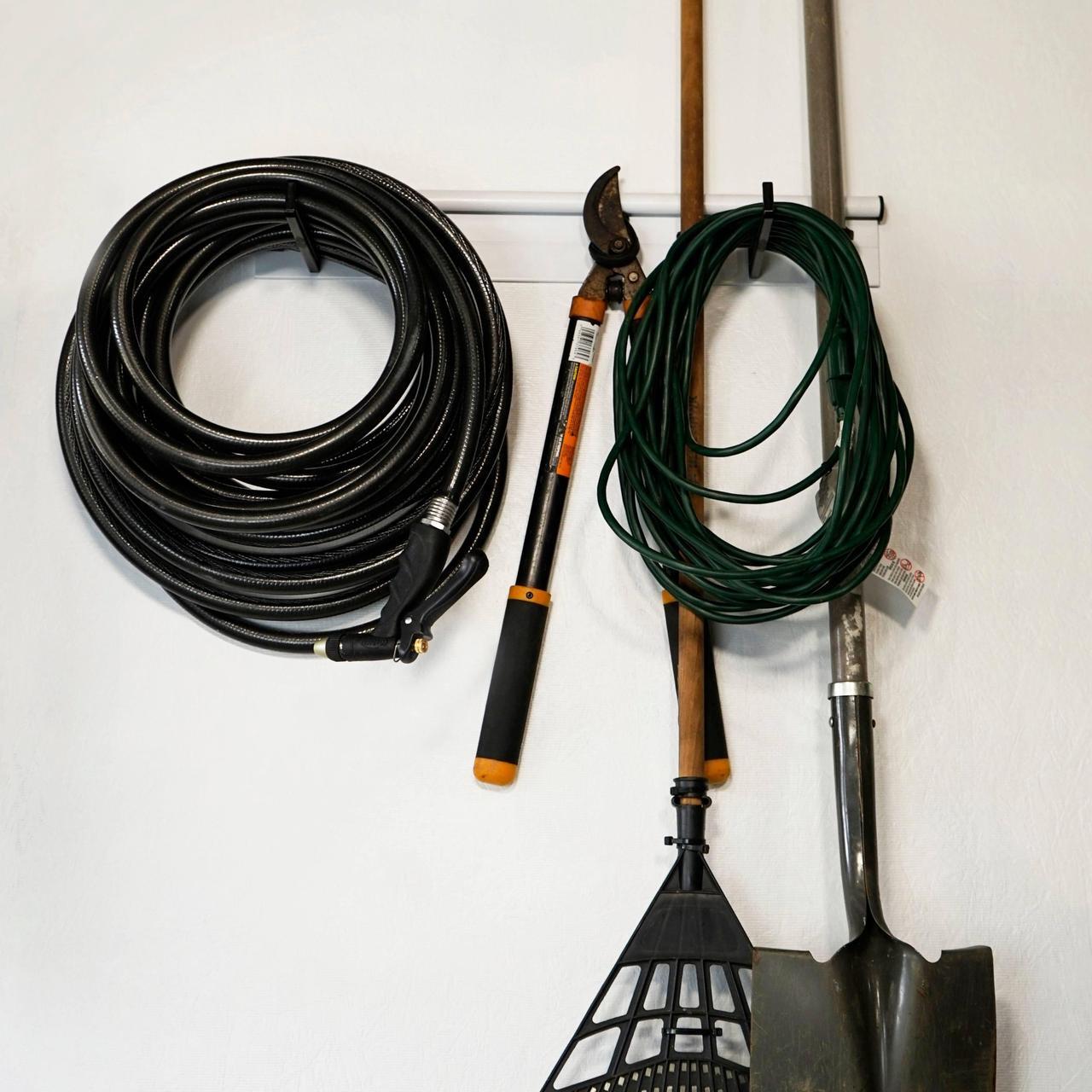 Alt view image 7 of 7 - Hang It Simple Wall Mounted Universal Storage Hanger - Adjustable, Durable, Versatile 18 BL