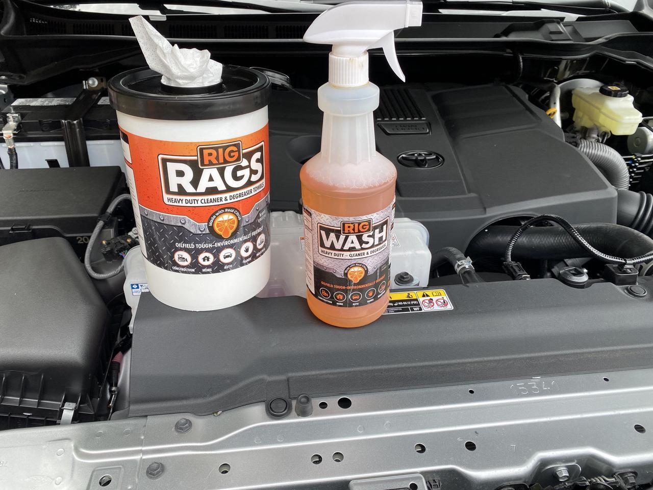 Alt view image 4 of 7 - Flotek Rig Rags FCW62991 Industrial Strength Degreaser Cleaner Wipes w/ Citrus 90ct Home Worskhop Automotive Large 10'x12" Extra Tough Sheets