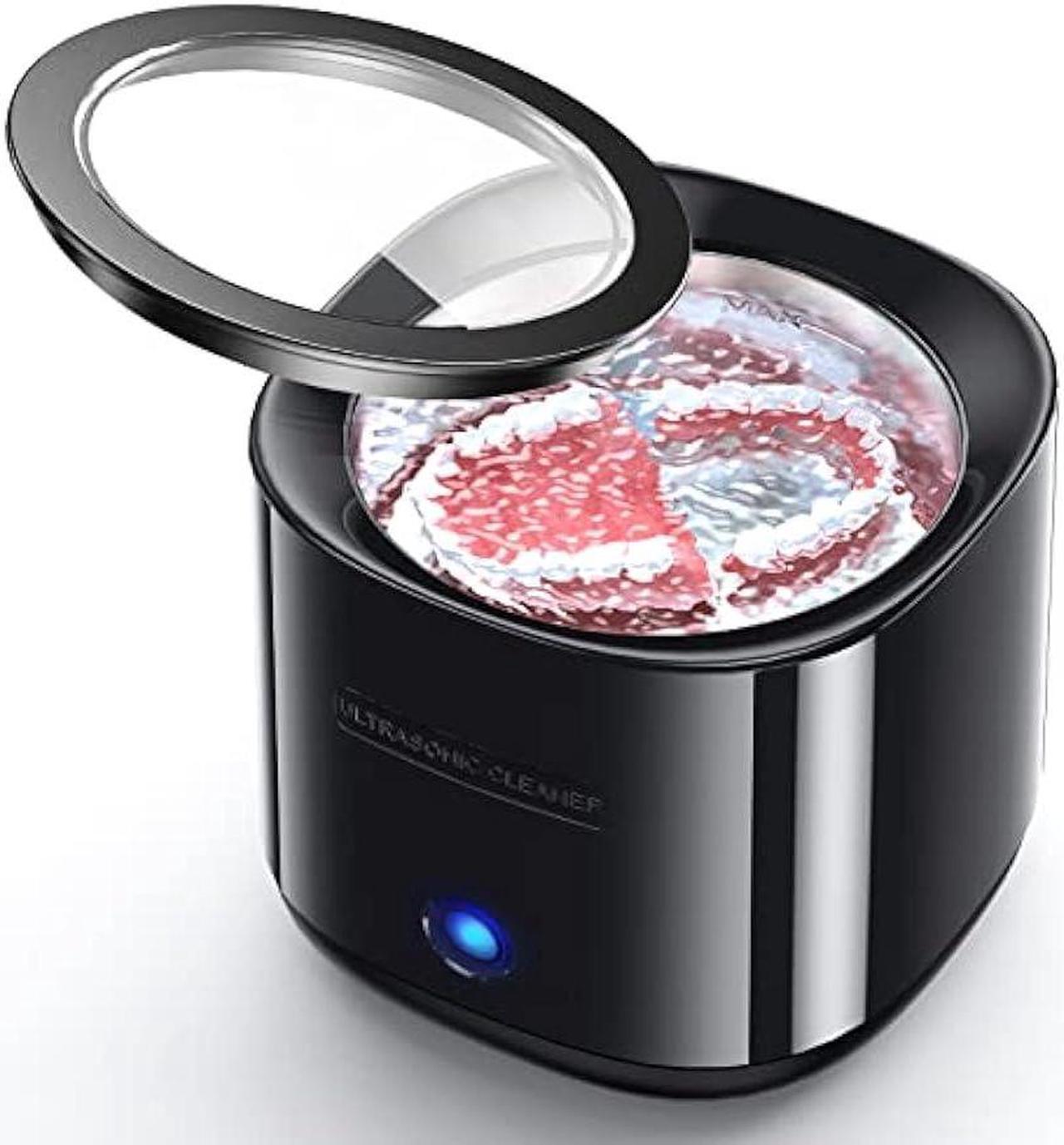 Main image of Ultrasonic Cleaner for Dentures, 25W Professional Ultrasonic Cleaner Machine for all Dental, Retainer, Aligner, Braces, Mouth Guards, Toothbrush Head, Shaver Head, Jewelry, Black