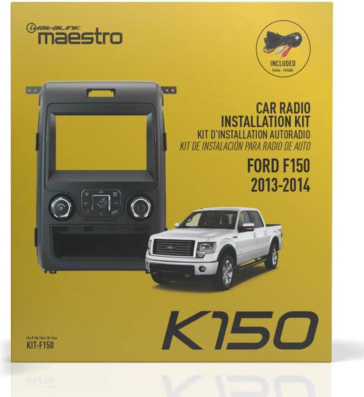 Alt view image 10 of 13 - iDATALINK MAESTRO ADS KIT-K150 ADS-KIT-K150 RADIO INSTAL KIT 2010-2014 FORD F150