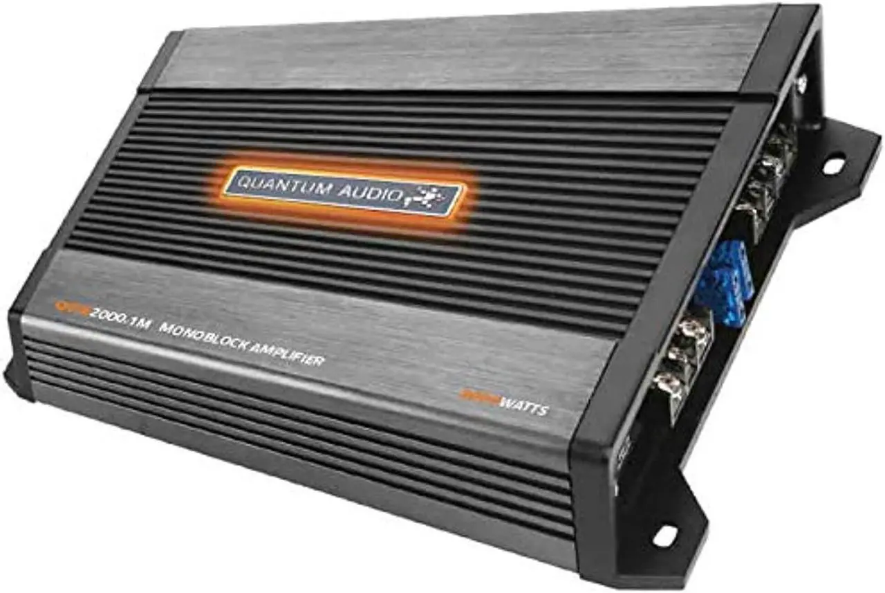 Main image of Quantum Audio QPX2000.1M 2000W Max Class-D MonoBlock Car Subwoofer Amplifier Amp w/Remote Bass Control