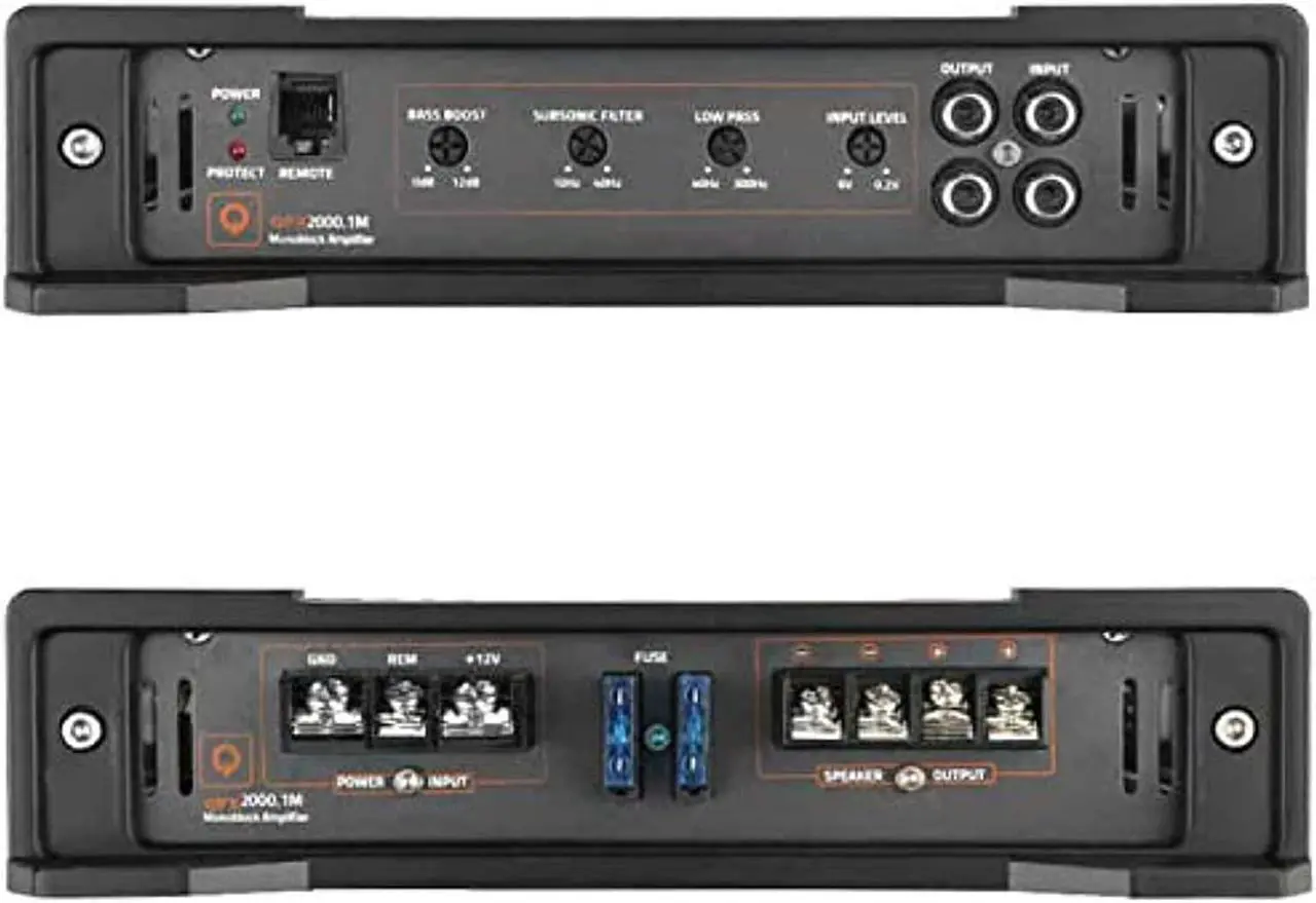 Alt view image 3 of 3 - Quantum Audio QPX2000.1M 2000W Max Class-D MonoBlock Car Subwoofer Amplifier Amp w/Remote Bass Control