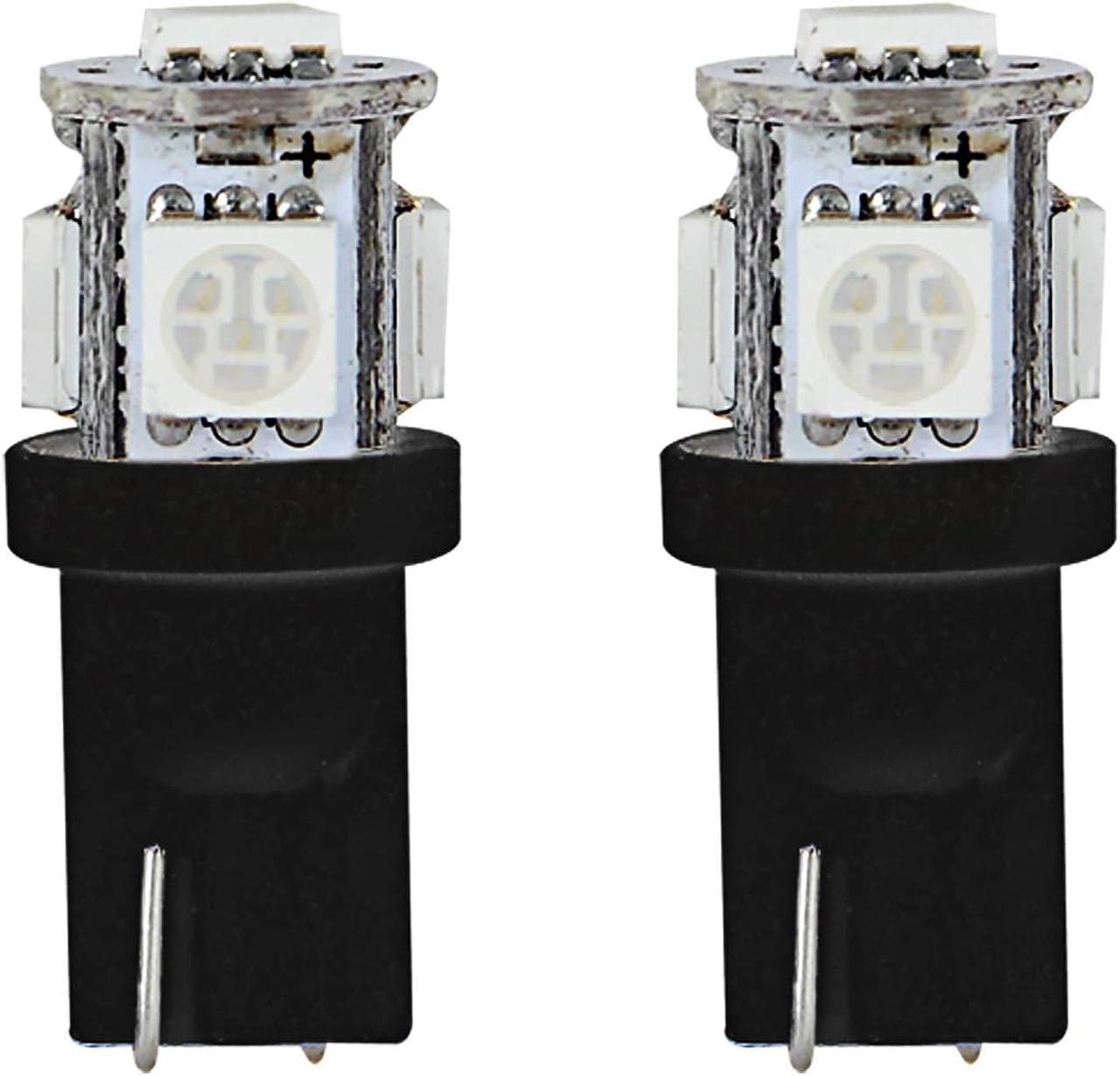 Alt view image 4 of 12 - 2-Piece Set 5-SMD LED Dome Light Bulb, Red