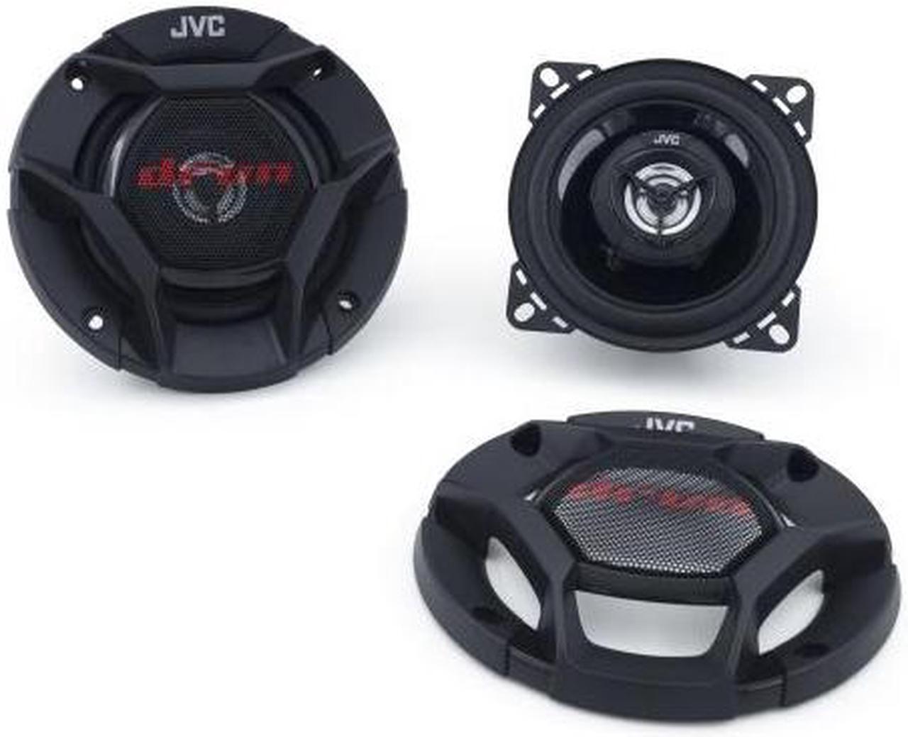 Alt view image 19 of 20 - JVC 4" DRVN CS-DR421 220W Peak (35W RMS) 4" 2-way DRVN Series Coaxial Factory Upgrade Car Speakers (Pair)
