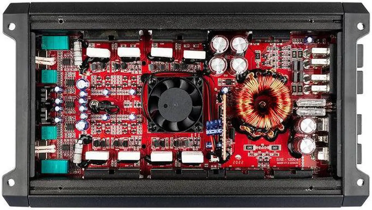 Alt view image 12 of 12 - DS18 Full Range 4 Channel Amplifier 60x4 RMS 4 Channel Amp 1200W SXE-1200.4/BK