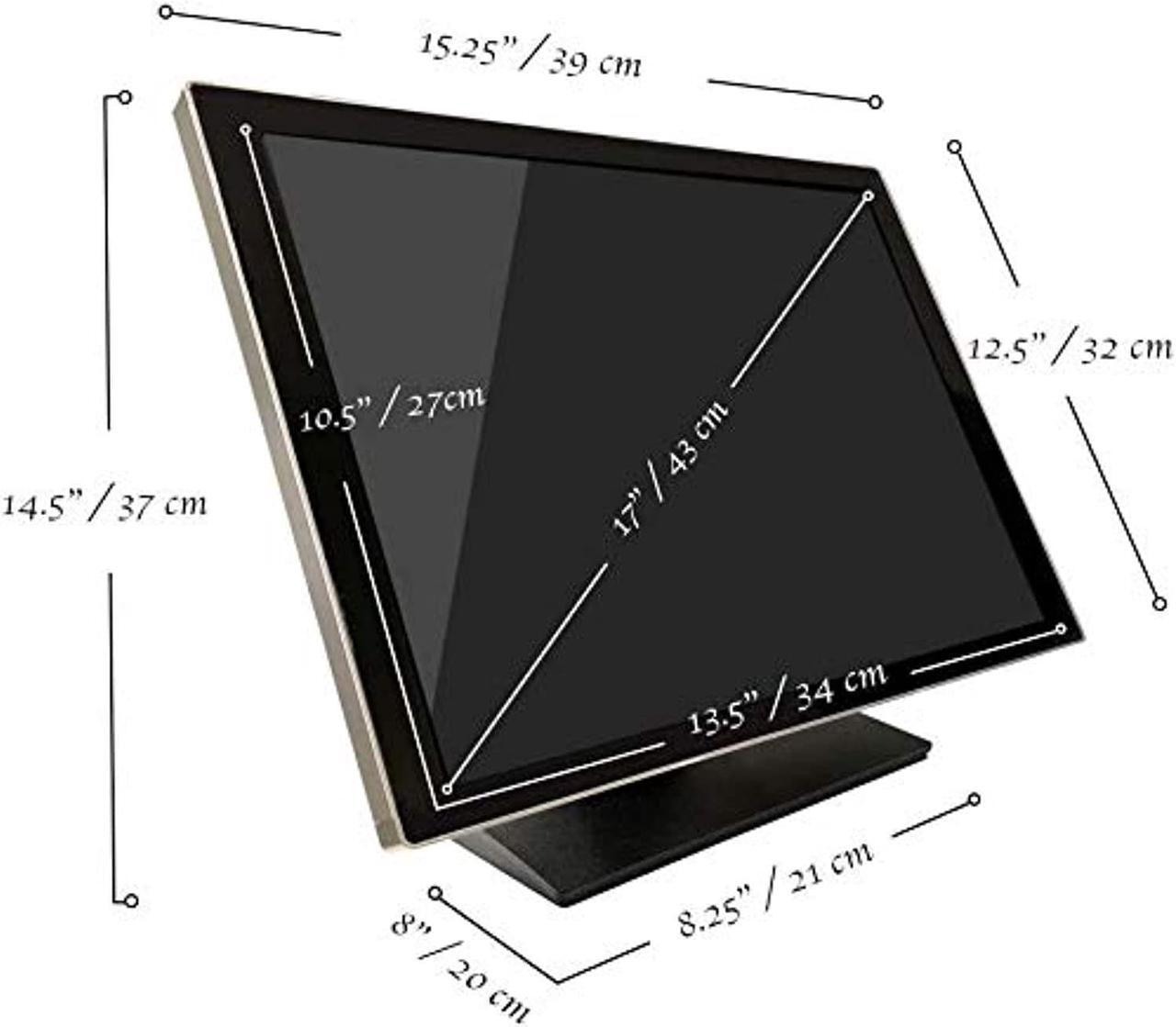 Alt view image 3 of 5 - 17 Inch Pro Series LED Multi-Touch VGA and HDMI Touch Screen Monitor