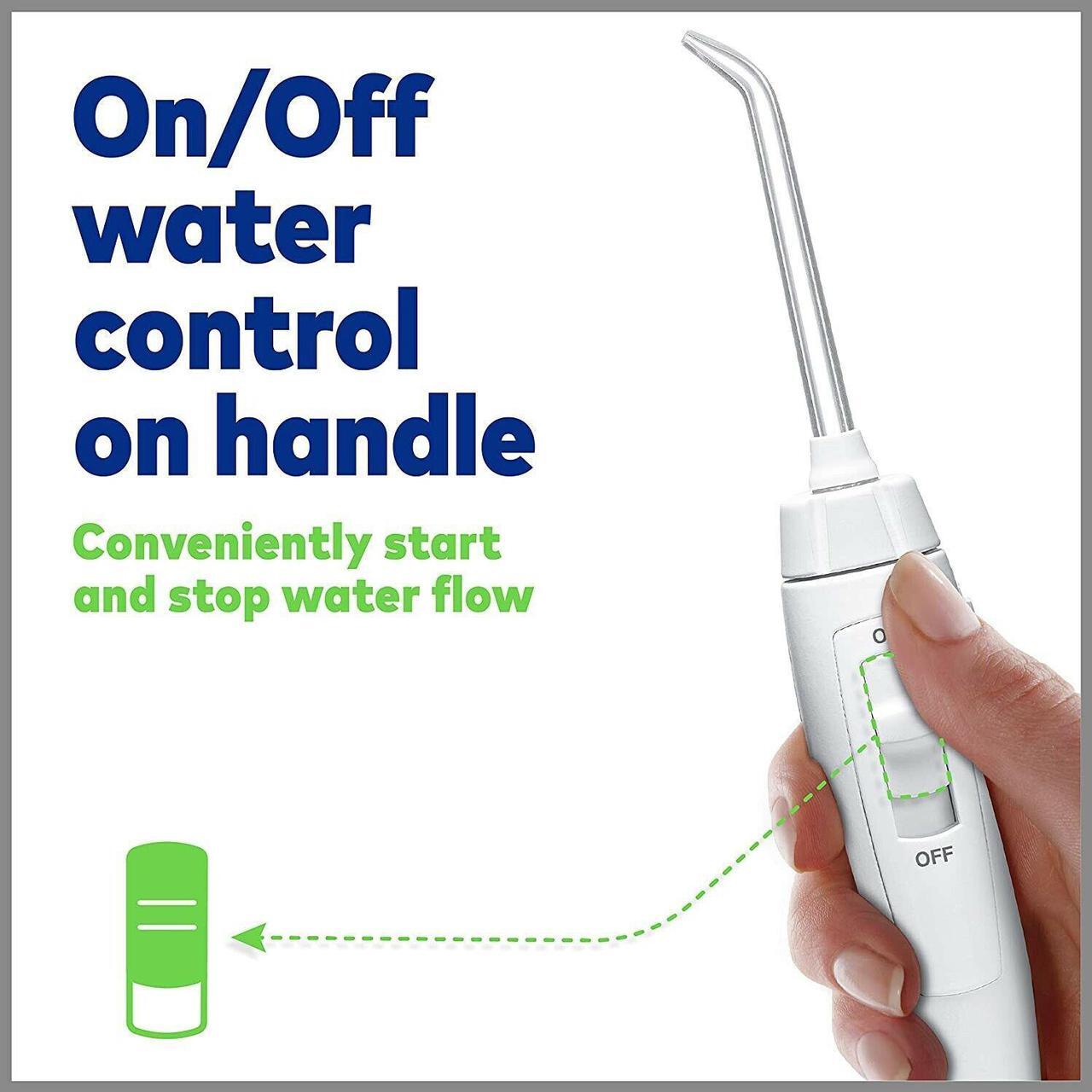 Alt view image 5 of 7 - Waterpik Complete Care 5.0  Water Flosser + Sonic Electric Toothbrush, White