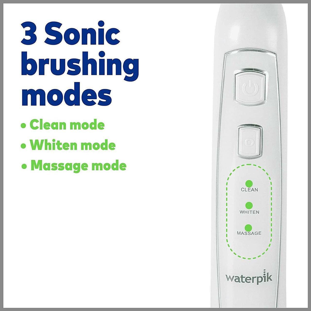 Alt view image 4 of 7 - Waterpik Complete Care 5.0  Water Flosser + Sonic Electric Toothbrush, White