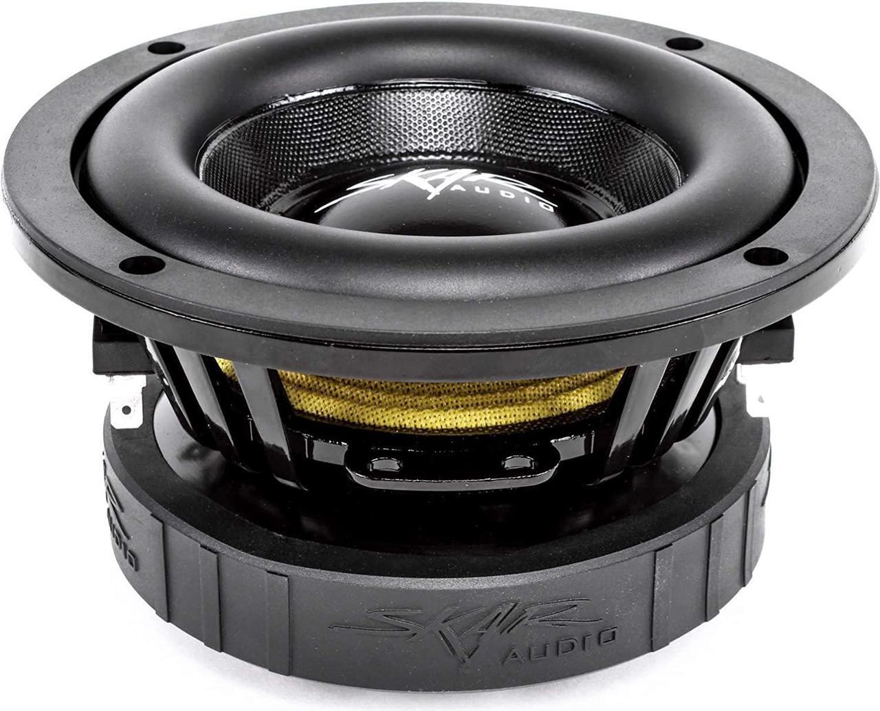 Alt view image 3 of 6 - Skar Audio EVL-65 D4 6.5" 400 Watt Max Power Dual 4 Ohm Car Subwoofer
