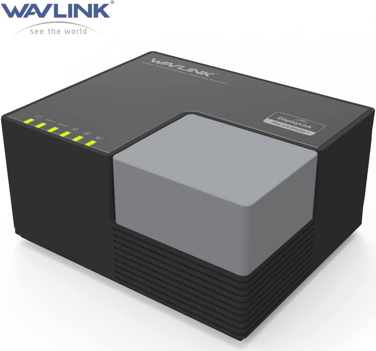 Alt view image 5 of 7 - Universal USB 3.0 /USB C Laptop Docking Station Dual Monitor Display for Windows& MAC (HDMI,DVI & VGA, Gigabit Ethernet,2 Red Charging Port, 4 USB Data Ports, Audio)