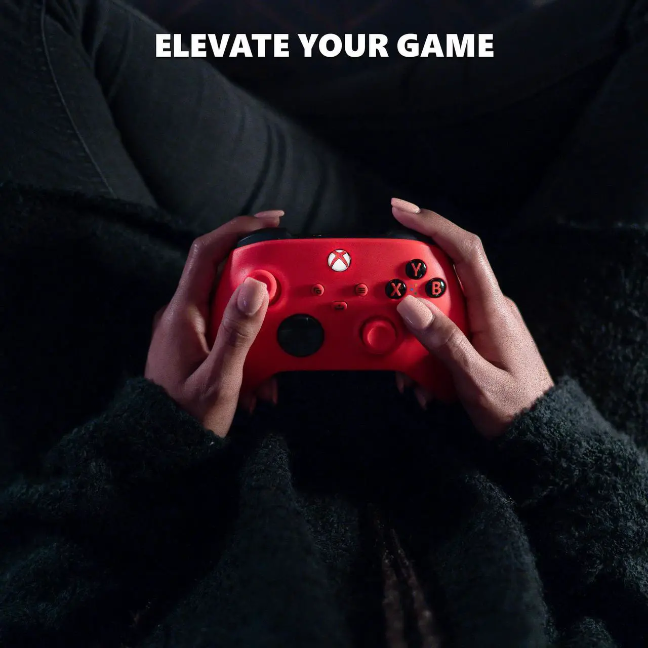 Alt view image 7 of 7 - Xbox Core Wireless Controller  Pulse Red