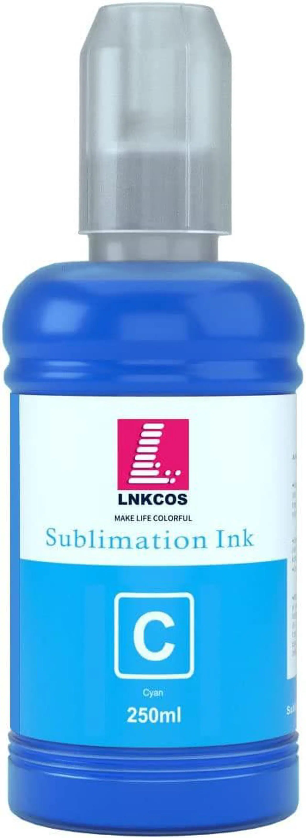 Alt view image 4 of 7 - LNKCOS 6×250ML Sublimation Ink for Epson EcoTank ET-8500 ET-8550 Printers (6 Color, BK PB C M Y K Grey)