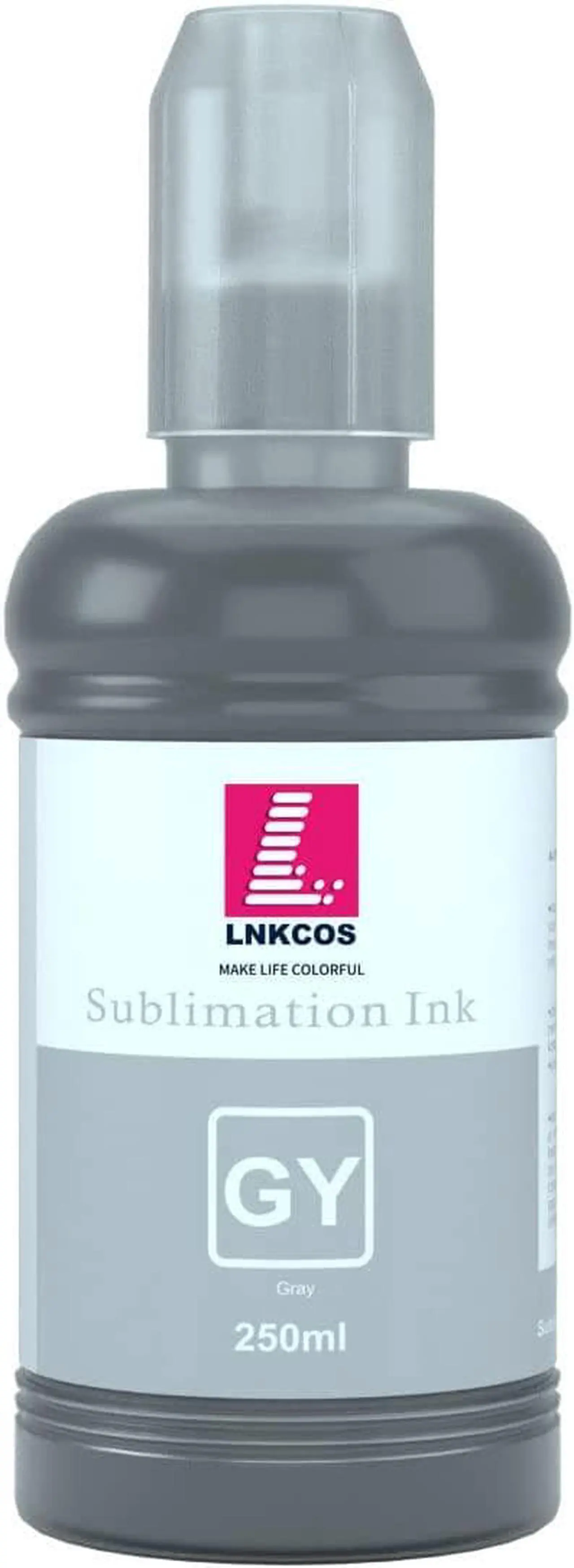 Alt view image 7 of 7 - LNKCOS 6×250ML Sublimation Ink for Epson EcoTank ET-8500 ET-8550 Printers (6 Color, BK PB C M Y K Grey)