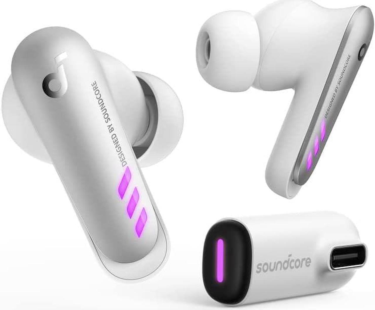 Main image of soundcore VR P10 Wireless Gaming Earbuds, Authorized Meta/Oculus Quest 2 Accessories, <30ms Low Latency, Dual Connection, Bluetooth, 2.4GHz Wireless, USB-C Dongle, PS4, PS5, PC, Switch Compatible