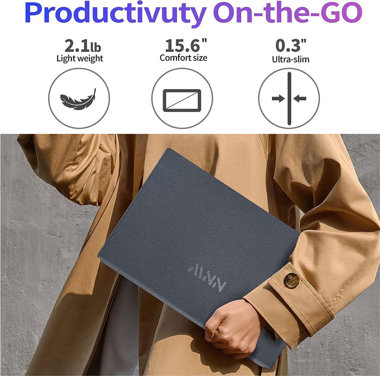 Alt view image 5 of 7 - Portable Monitor 15.6inch FHD 1080P Laptop Monitor USB C HDMI Gaming Ultra-Slim IPS Display w/Smart Cover & Speakers,HDR Plug&Play, External Monitor for Laptop PC Phone Mac Xbox PS5/PS4 Switch