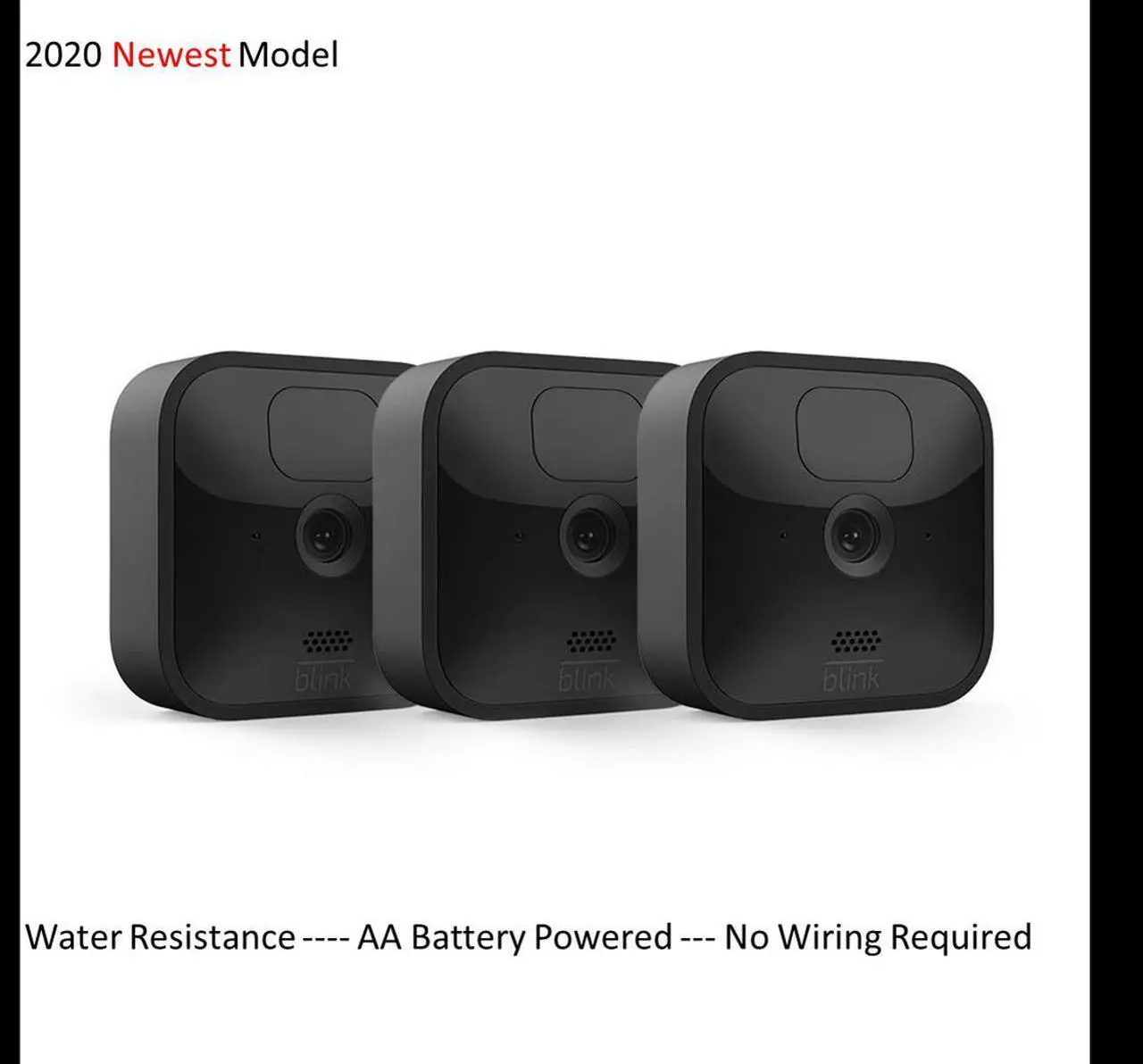 Alt view image 2 of 6 - Blink Outdoor (Newest 2020 model) HD Security Camera System - 3 Camera Kit