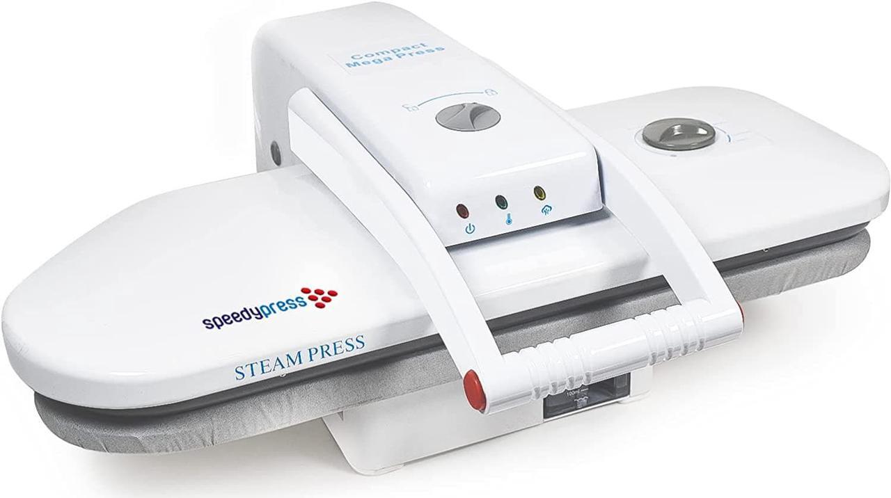 Main image of Speedypress Compact Ironing Steam Press with Extra Cover & Foam Padding 22x10 Clothes Press Machine for Home - 5 Temperature Settings for All Fabrics and Steam Burst Function for Perfect Ironing