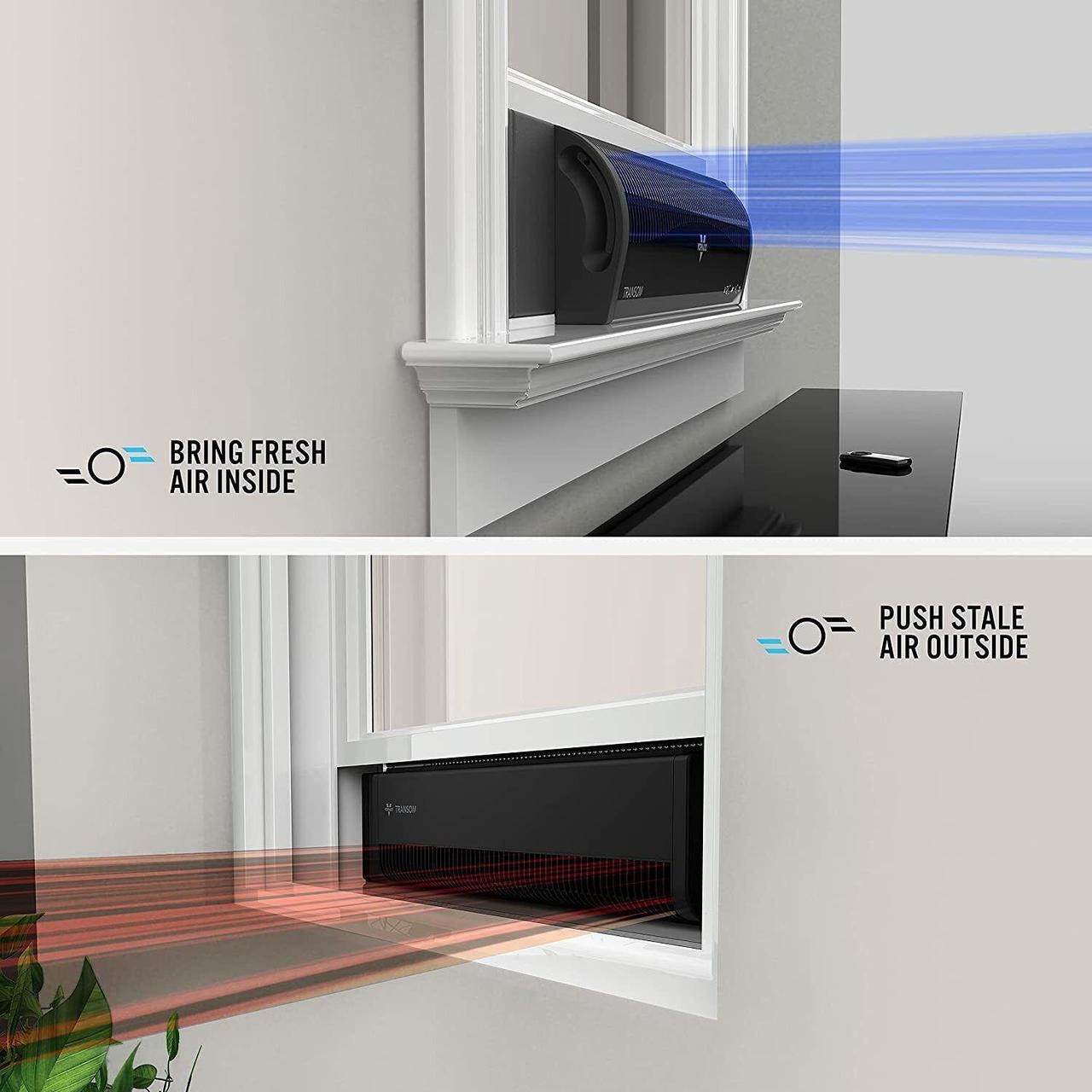 Alt view image 5 of 5 - Vornado TRANSOM 4 Speed Window Air Circulator Fan with Remote Control