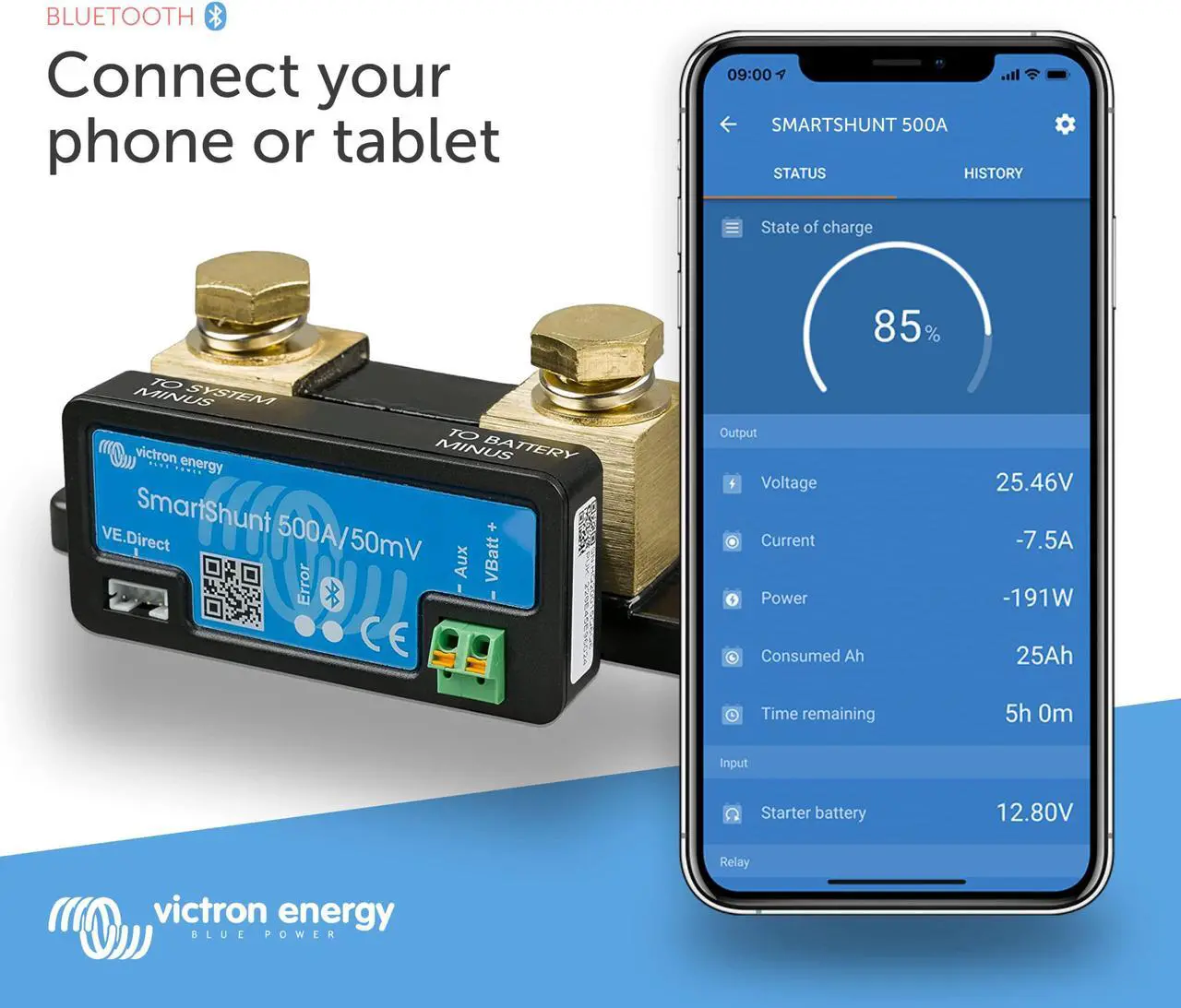 Alt view image 2 of 7 - SmartShunt 500 amp Battery Monitor (Bluetooth)