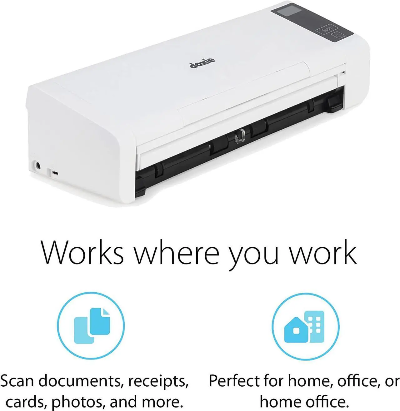 Alt view image 7 of 7 - Pro DX400 - Wired Document Scanner and Receipt Scanner for Home and Office. The Best Desktop Scanner, Small Scanner, Compact Scanner, Duplex Scanner (Two Sided Scanner), for Windows and Mac