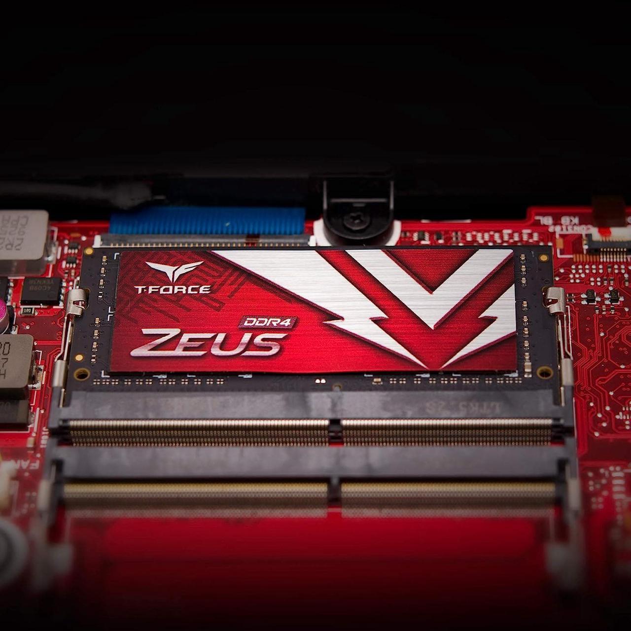 Alt view image 2 of 5 - TEAMGROUP T-Force Zeus DDR4 SODIMM 64GB (2x32GB) 3200MHz (PC4-25600) 260 Pin CL22 Laptop Memory Module Ram TTZD464G3200HC22DC-S01