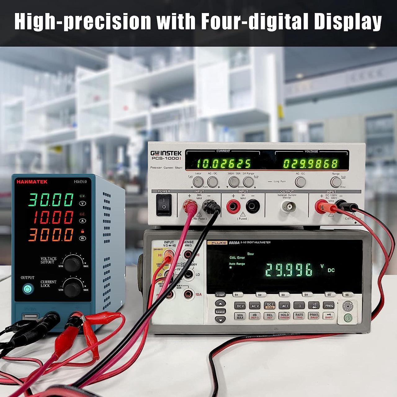 thumbnail image 2 of Industrial Control 30V 10A DC Power Supply Portable Power Supply – KUAIQU Instrument Store 2 of 9