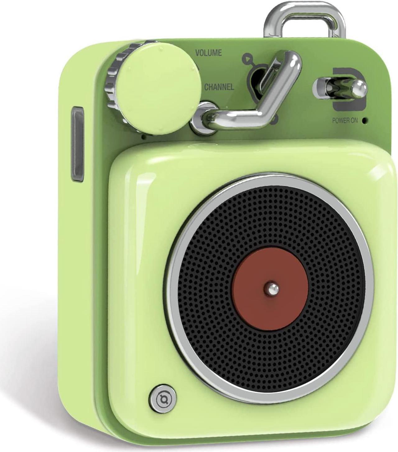 Main image of Mini Bluetooth Speaker, Button Metal with Lanyard,Vintage Radio with Old Fashioned Classic Style, Portable Wireless Loud Volume Speaker for Home, Office, Kitchen,Party,Travel,Outdoor