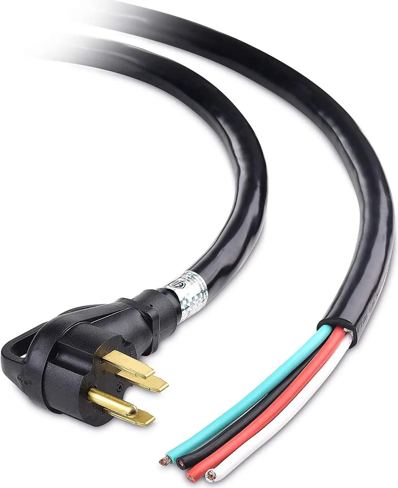 Main image of Cable Matters 4 Prong Replacement 50 AMP RV Power Cord (NEMA 14-50P to 4 Wire) - 25 Feet