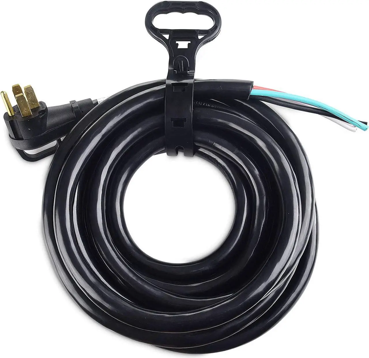 Alt view image 6 of 6 - Cable Matters 4 Prong Replacement 50 AMP RV Power Cord (NEMA 14-50P to 4 Wire) - 25 Feet